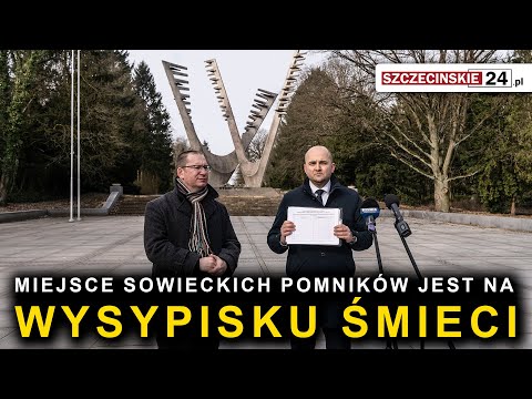 Miejsce sowieckich pomników jest na WYSYPISKU ŚMIECI