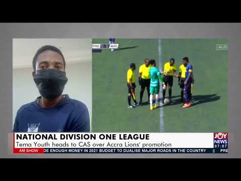 National Division One League: Tema Youth heads to CAS over Accra Lions’ promotion - (26-8-21)