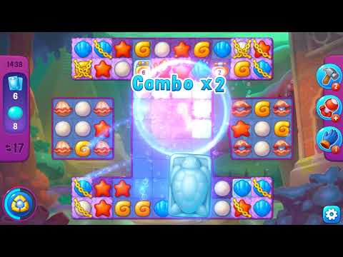 FISHDOM (lvl 1438) SUPER HARD LEVEL.... No Booster 😀👍