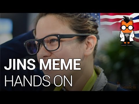 JINS Meme Smartglass Tracks You and Your Eyes - CES 2015