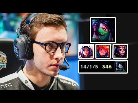 Everything BJERGSEN did at LCS SUMMER 2018 | Literally TEAM SOLO MID !
