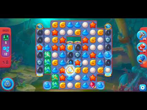 Fishdom. 5625 hard level no boosters and diamonds