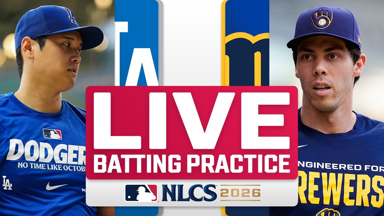 Dodgers vs. Brewers NLCS Game 2 LIVE Batting Practice