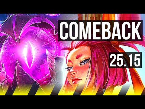 VEL'KOZ & Nautilus vs YUNARA & Milio (ADC) | Comeback | EUW Master | 25.15