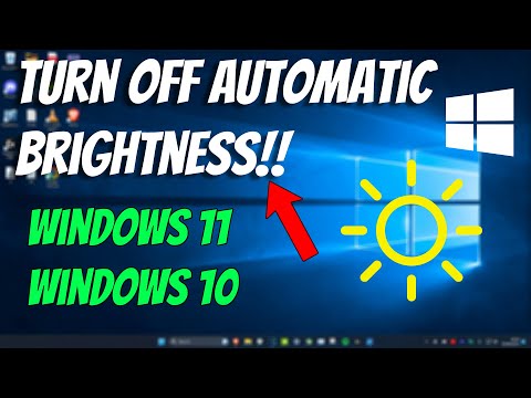How To Turn Off Automatic Brightness in Windows 11