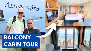 FULL Tour and REVIEW | Allure of the Seas Balcony Cabin in under 10 minutes
