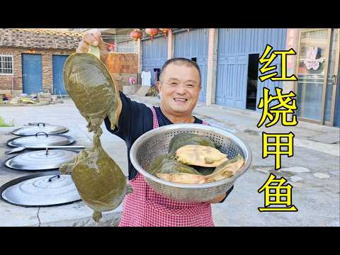 Braised Softshell Turtles with Pork Belly in a Clay Pot | Ultimate Chinese Rural Cuisine