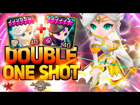 NON-STOP ONE SHOTS with CHRIS + BETHONY Combo - Summoners War