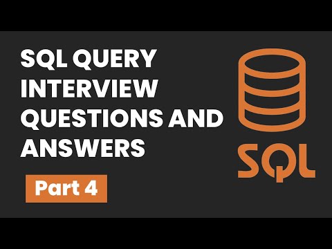Part1 SQL Query Interview Questions Answers