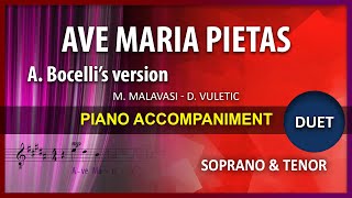 Ave Maria Pietas Karaoke Soprano and Tenor
