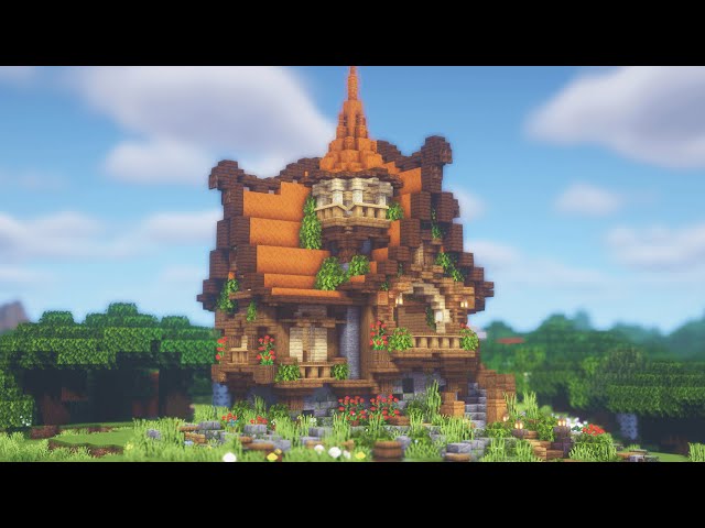 Minecraft, fantasy medieval house