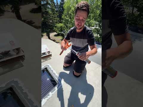 RV Skylight Replacement, Serving Central Alberta. #rvlife #haildamage #skylights #camper #trailer