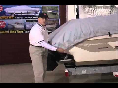 How to Tie Down Your Boat Cover - Taylor Made Boat Covers Part 5 - Tightening the Cord