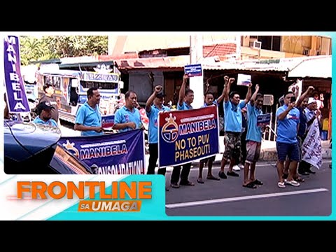 Grupong MANIBELA, tuloy pa rin ang kilos-protesta sa harap ng jeepney phaseout I Frontline Sa Umaga