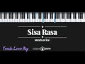 Sisa Rasa - Mahalini (KARAOKE PIANO - FEMALE LOWER KEY)