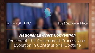 Click to play: Panel III: Precedent, The Amendment Process, and Evolution in Constitutional Doctrine [Archive Collection]