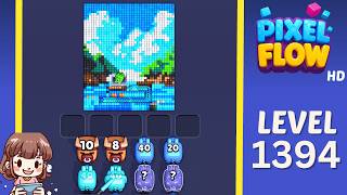 Pixel Flow Level 1394 Solution Walkthrough