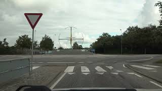 Car ride Køre ud i sommerlandene. Skive - Silkeborg UHD/4K /HDR Video 01