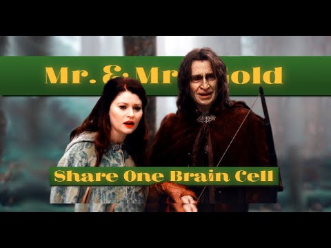 Rumplestiltskin & Belle | HUMOR | ' mr & mrs gold share one brain cell '