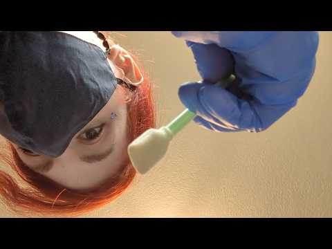 ASMR - Ear Cleaning and Surgery - Scissors, Picking, Injecting - Gloves - No Talking