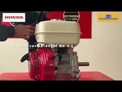 ¿Como prender un motor HONDA a gasolina GENUINO?
