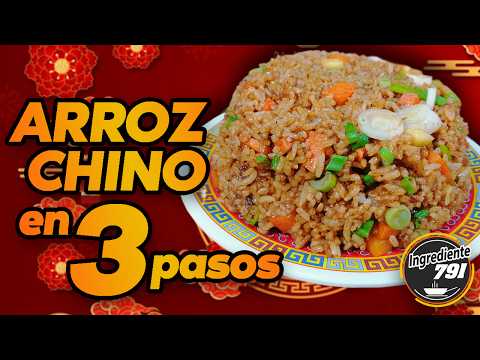 🚀 Como hacer ARROZ CHINO FRITO Rapido y Facil 🈴 Como hacer COMIDA CHINA SECRETOS REVELADOS