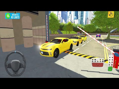 Camaro Driving on Multi Floor Garage #8 – Car Parking Sim | Android Gameplay