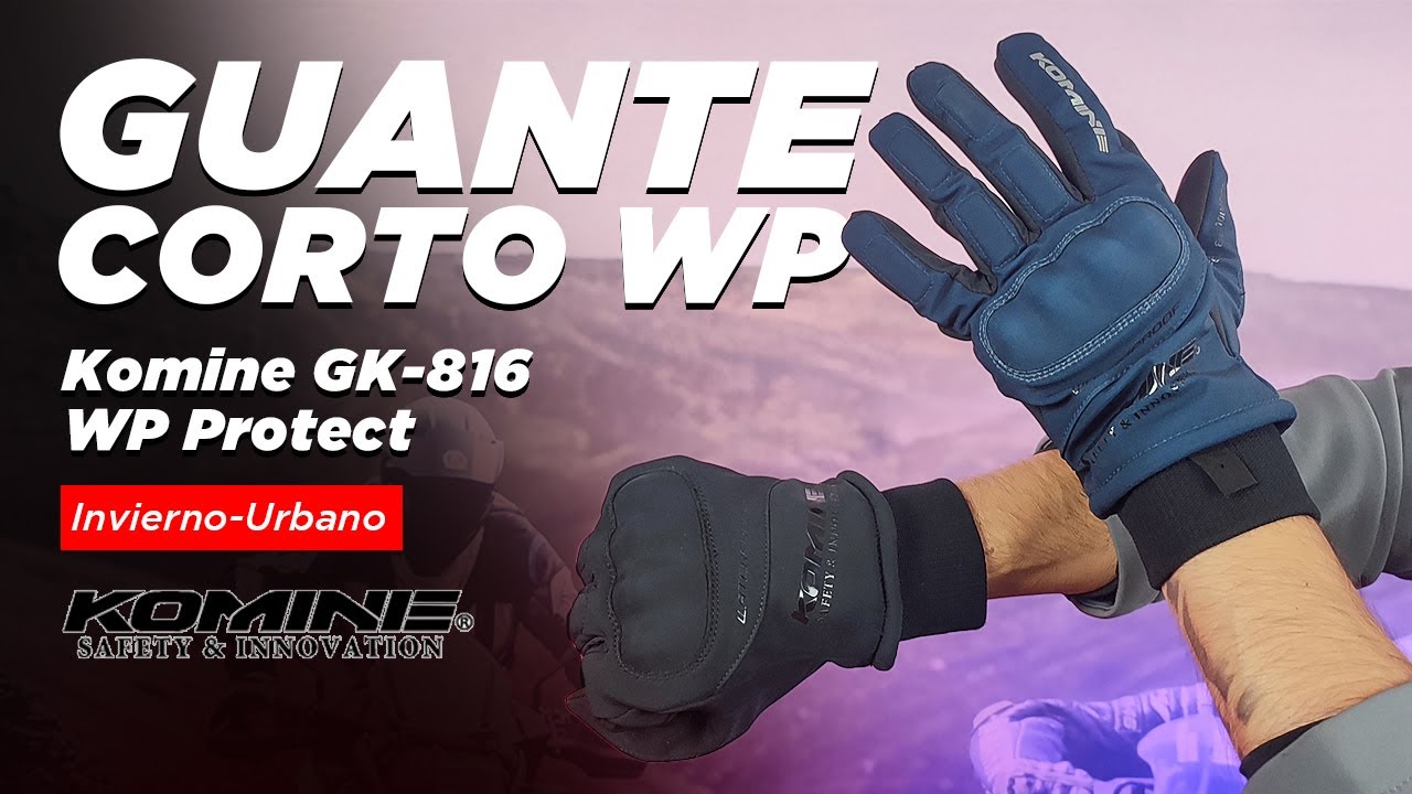 Komine Guante Invierno - GK 816 WP Protect