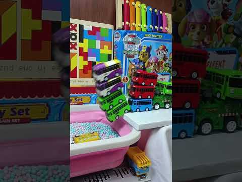 Tayo little bus,Robocar poli,Tayo Pawpatrol,Police car, #130 #funny #tayo #toys #short #pawpatrol