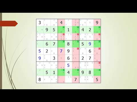 dxSudoku #38 Swordfish Puzzle Solving Technique
