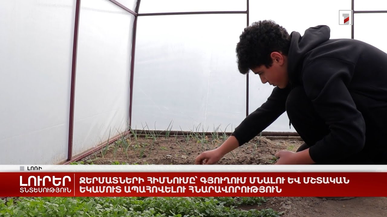 Ջերմատների հիմնումը՝ գյուղում մնալու և մշտական եկամուտ ապահովելու հնարավորություն