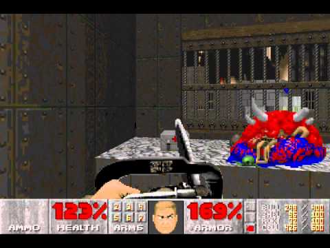 Doom II (100%) Walkthrough (Map17: Tenements)