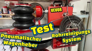 VEVOR Luft Wagenheber Rohrreinigungs System Vorstellung Test