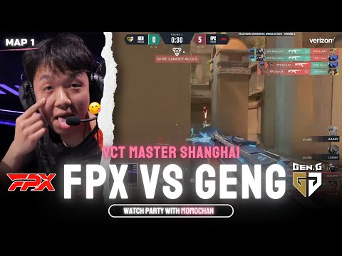 FPX HAMPIR TERKAMBEK! GEN.G MULAI NGAMUK! MAP 1 GEN.G VS FPX - VCT Masters Shanghai - Swiss Stage