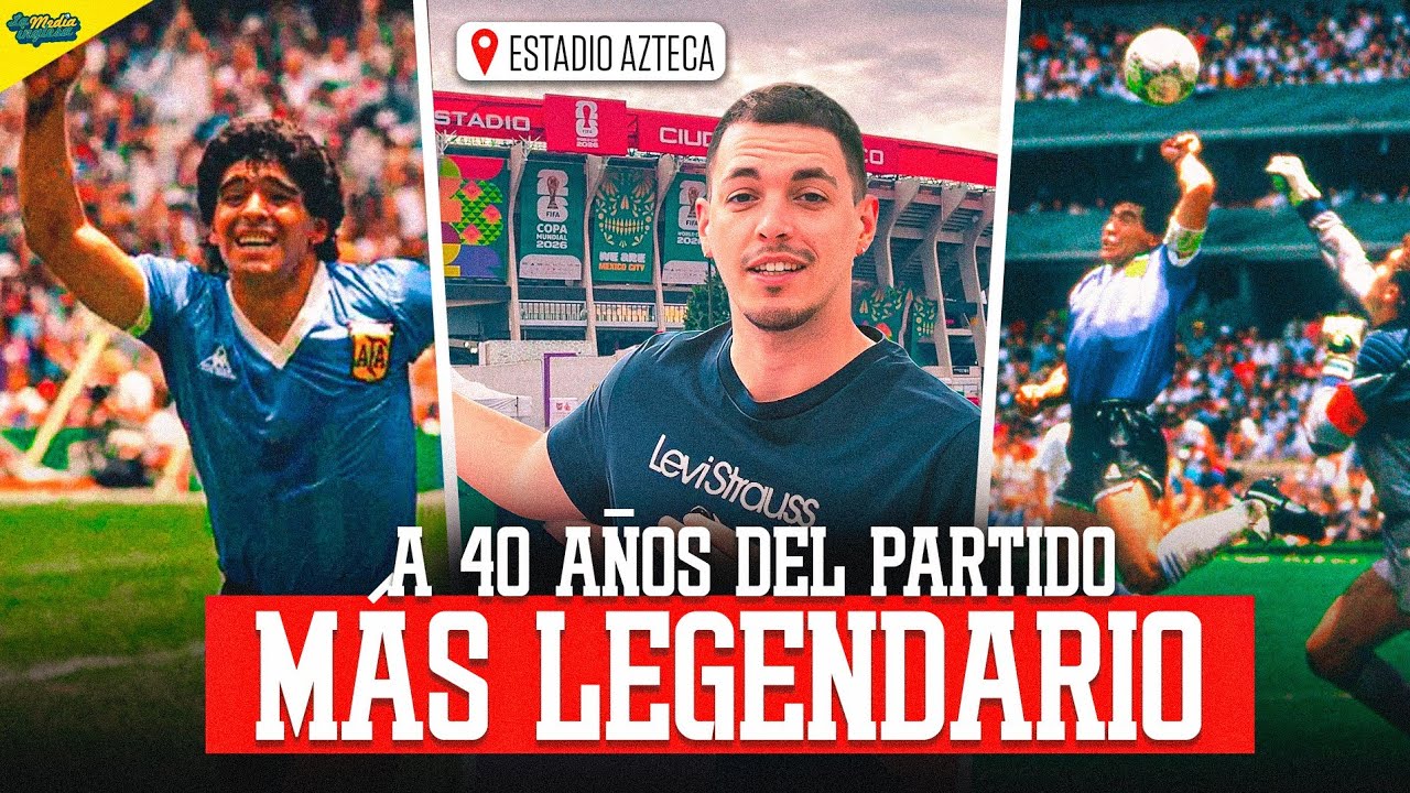 40 AÑOS DEL PARTIDO MÁS GRANDE DE LA HISTORIA: MARADONA, LA MANO DE DIOS Y EL GOL DEL SIGLO
