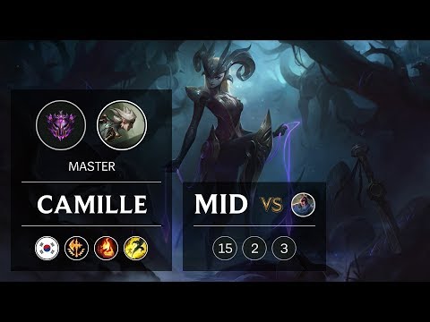 Camille Mid vs Yasuo - KR Master Patch 9.5