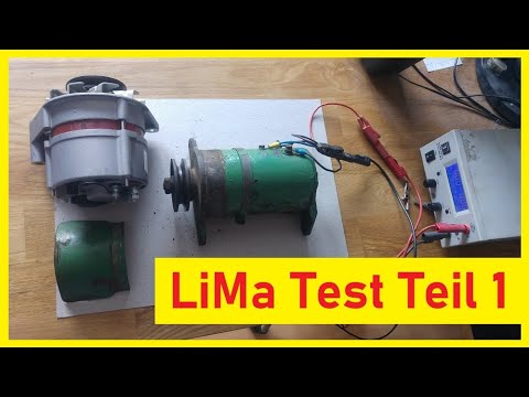Explanatory video + functional test of the alternator (DC / AC) (running as a motor) | Part 1