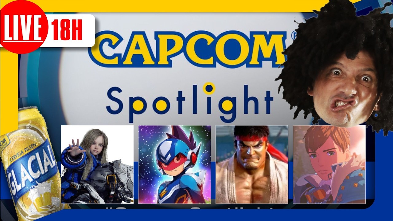 🎮🚨 HOJE -  AO VIVO - 18H Capcom Spotlight - Março de 2026 #capcomshowcase