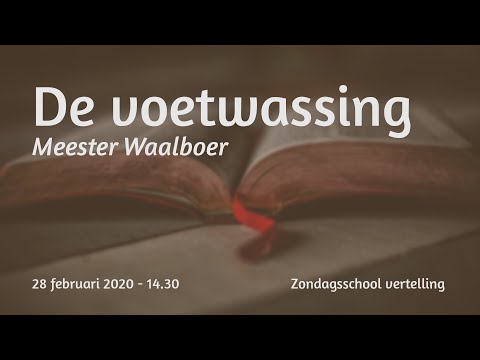 Zondagschool - Johannes 13: 1-20