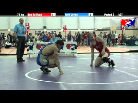 Ben Sullivan vs. Josh Veltre at 2013 ASICS University Nationals - FS