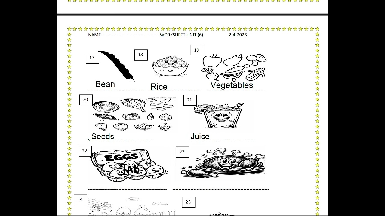 worksheet 2nd grade 2nd semester unit 6