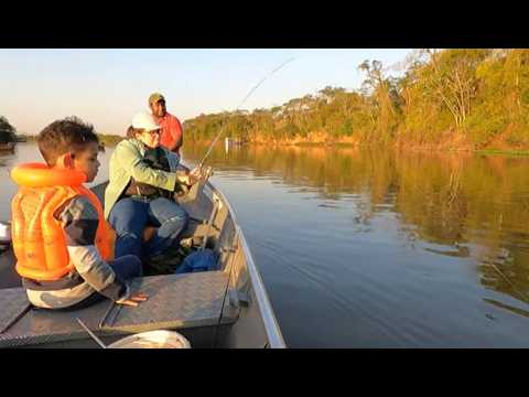 O SEGREDO DE UMA BOA PESCARIA É CONHECER OS PONTOS, RIO IVINHEMA