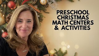 Preschool Christmas Math Centers and Activities | Fun Hands-On Holiday Learning