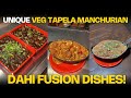 Man Serving Unique Chinese Kaleji Veg Tapela Manchurian Surat Street Food