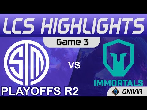 TSM vs IMT Highlights Game 3 Round2 LCS Summer Playoffs 2021 Team SoloMid vs Immortals by Onivia