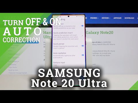 How to Allow Auto-Correction in SAMSUNG Galaxy Note 20 Ultra – Correct Text Automatically