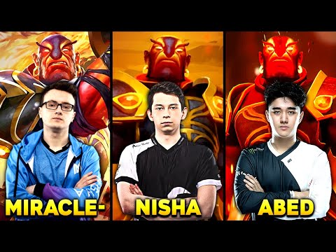 WHO IS THE BEST EMBER SPIRIT?! - Miracle- vs Nisha vs Abed