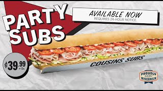 Cousins Subs Party Subs