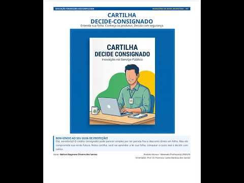 Imagen da Vídeo - Produto Técnico que Explica a Cartilha DECIDE CONSIGNADO.