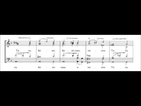 K. Shvedov: We sing to Thee (We praise Thee) (St. Petersburg Chamber Choir)